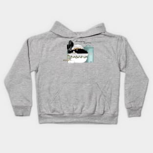 Pastry Kitchen Chef Kitty Kids Hoodie